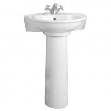 Barclay B/3-221WH - Evolution Corner Basin, White