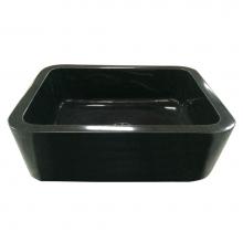 Barclay FSGSB4032-GPBL - Acantha 33'' Polished GraniteSingle Bowl Farmer Sink, GPBL