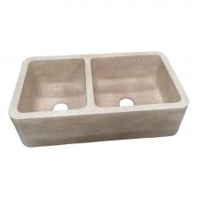 Barclay FSMD5564-MPGA - Dryden 33'' Offset Double BowlFarmer Sink, MPGA