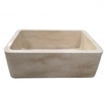 Barclay FSMSB5044-MPGA - Chandra 30'' Polished MarbleSingle Bowl Farmer Sink, MPGA