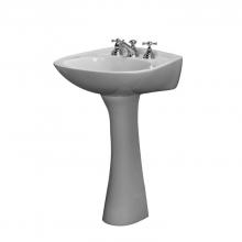 Barclay B/3-318WH - Hartford Basin, 8''cc, White