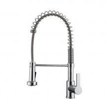 Barclay KFS416-L2-CP - Niall Kitchen Faucet,Pull-outSpray, Metal Lever Handles,CP