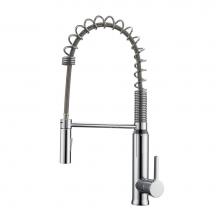 Barclay KFS421-L1-CP - Santos Kitchen Faucet,Pull-out