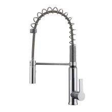 Barclay KFS421-L2-CP - Santos Kitchen Faucet,Pull-out