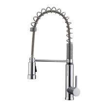 Barclay KFS422-L1-CP - Shallot Kitchn Faucet,Pull-out
