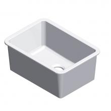 Barclay KS30-WH - Pierina Fireclay, Single BowlUndermount, Kitchen Sink,White