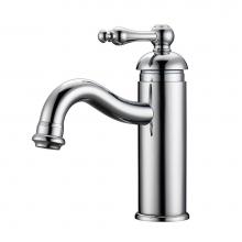 Barclay LFS300-CP - Afton Single Handle Lav Faucetwith Hoses, Polished Chrome