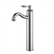 Barclay LFV400-CP - Afton Single Handle VesselFaucet with Hoses, CP