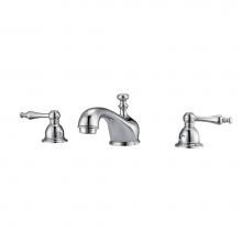 Barclay LFW100-ML-CP - Marsala 8''cc Lav Faucet, withHoses, Metal Lever Handles, CP