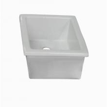 Barclay LS360 - Utility Sink, 14 1/8'' x 11'', Fire Clay, White
