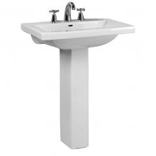 Barclay B/3-271WH - Mistral 650 Basin, 1 hole, White