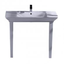 Barclay B/964WH - Opulence Basin 39-1/2'', White,Rect. Bowl, 8'' WS