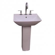 Barclay B/3-764WH - Summit 500 Basin, 4''cc White