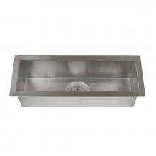 Barclay TSSSB2126-SS - Whitesboro 23'' Zero Radius SSTrough Sink