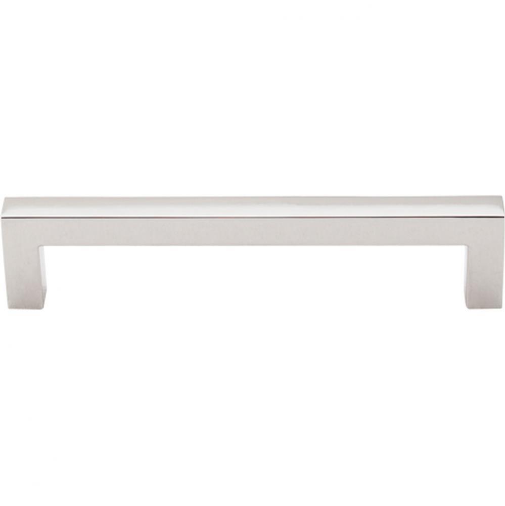 Square Bar Pull 5 1/16 Inch (c-c) Polished Nickel