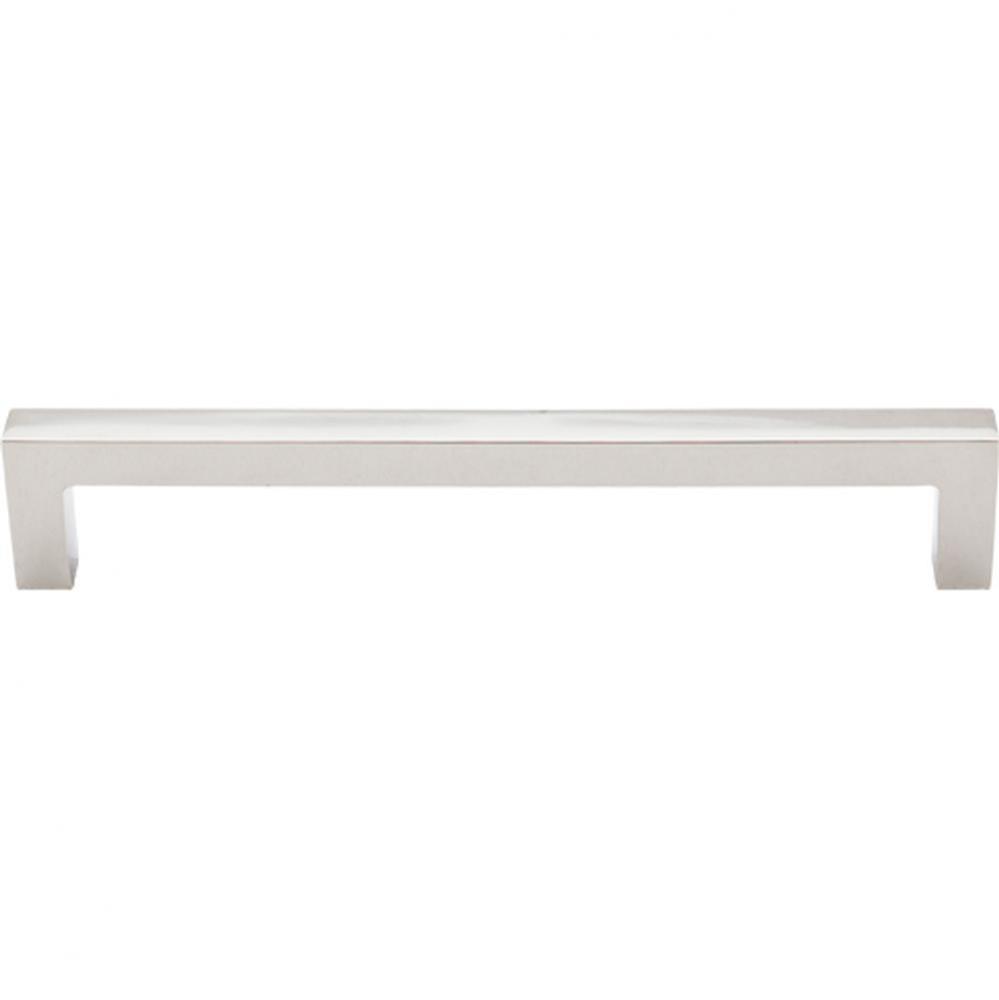 Square Bar Pull 6 5/16 Inch (c-c) Polished Nickel