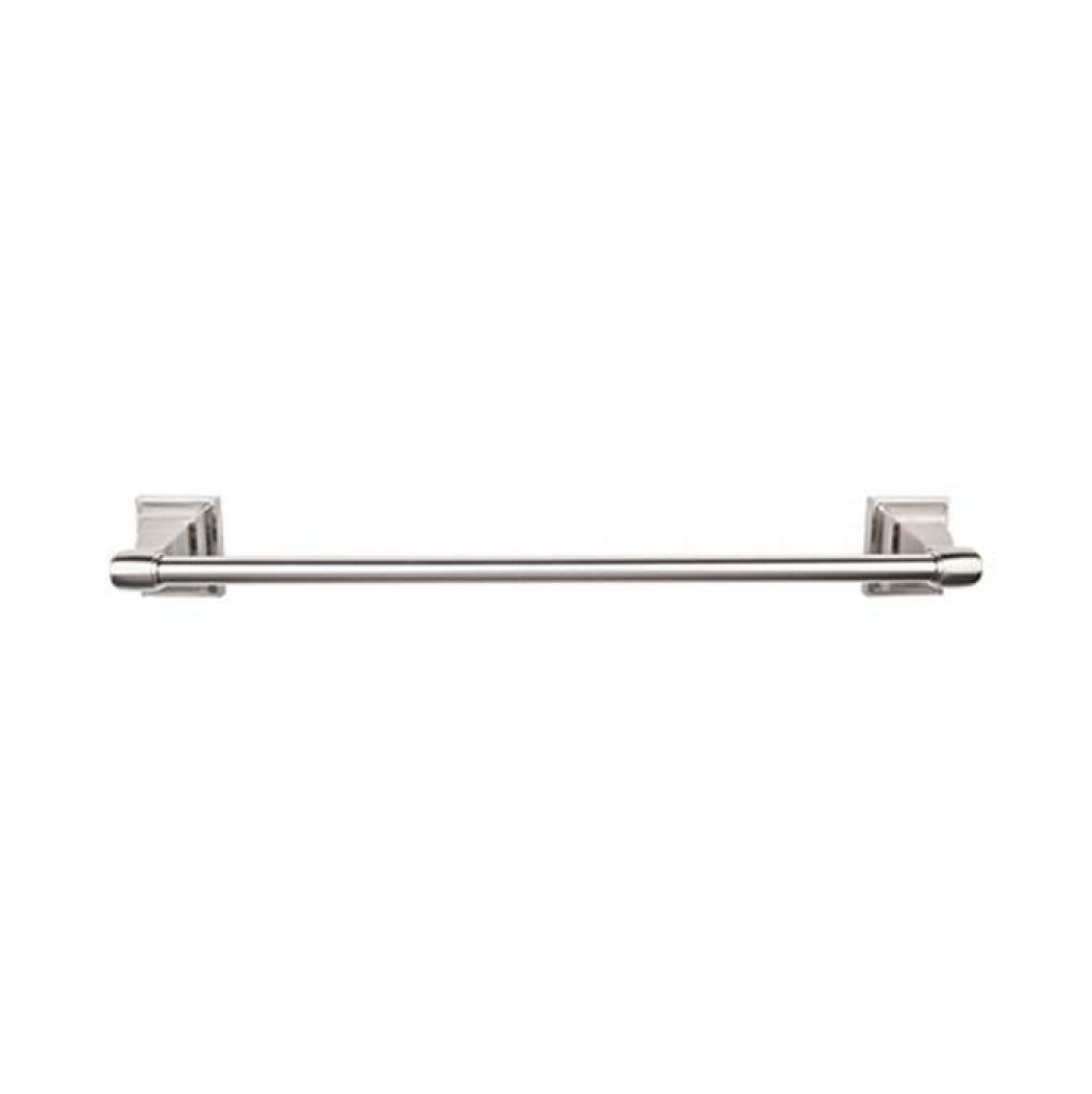 Stratton Bath Towel Bar 30 Inch Single Brushed Satin Nickel