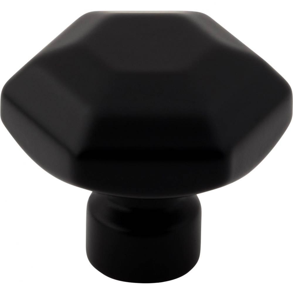 Dustin Knob 1 1/4 Inch Flat Black