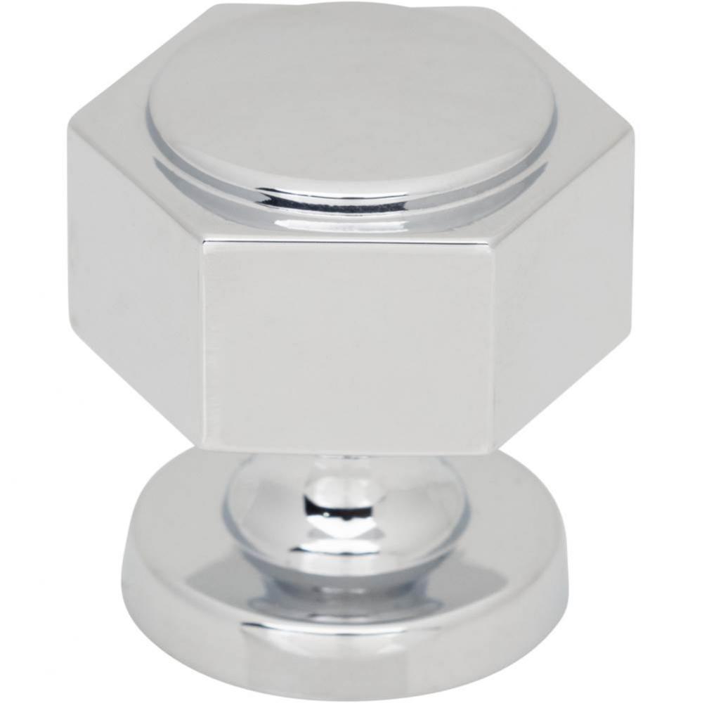 Stanmore Knob 1 1/4 Inch Polished Chrome