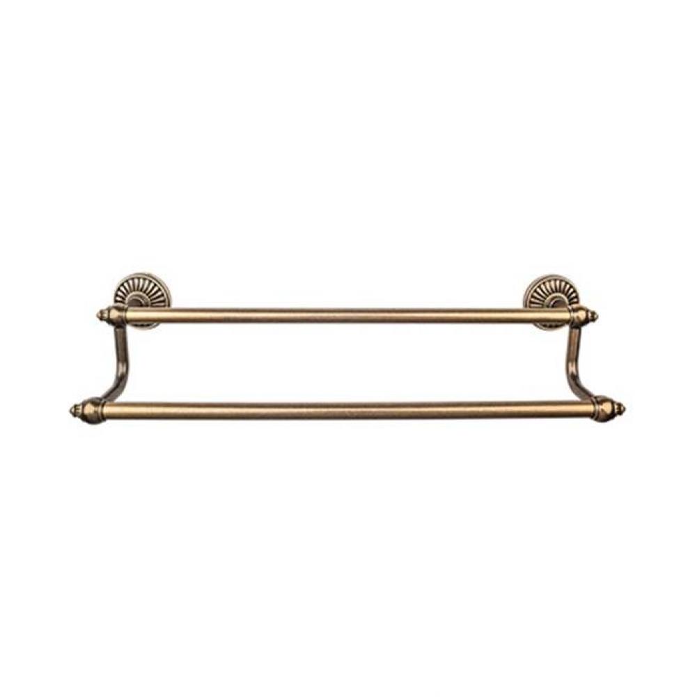 Tuscany Bath Towel Bar 24 Inch Double German Bronze