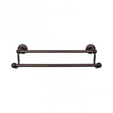 Top Knobs ED11ORBD - Edwardian Bath Towel Bar 30 Inch Double - Plain Bplate Oil Rubbed Bronze