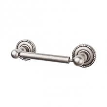 Top Knobs ED3APF - Edwardian Bath Tissue Holder Rope Backplate Antique Pewter