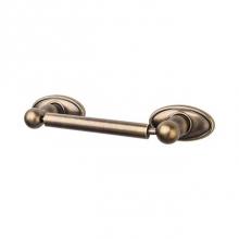 Top Knobs ED3GBZC - Edwardian Bath Tissue Holder Oval Backplate German Bronze