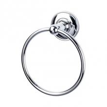Top Knobs ED5PCD - Edwardian Bath Ring Plain Backplate Polished Chrome