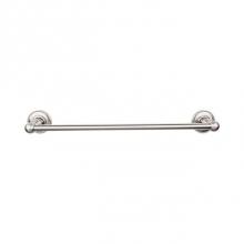 Top Knobs ED8BSNA - Edwardian Bath Towel Bar 24 In. Single - Beaded Bplate Brushed Satin Nickel