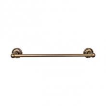 Top Knobs ED8GBZE - Edwardian Bath Towel Bar 24 Inch Single - Ribbon Bplate German Bronze