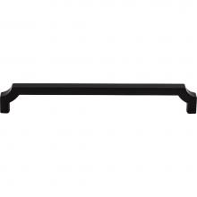 Top Knobs TK3024BLK - Davenport Pull 7 9/16 Inch (c-c) Flat Black