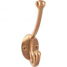 Top Knobs TK1064HB - Bergen Hook 5 9/16 Inch Honey Bronze