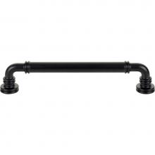 Top Knobs TK3143BLK - Cranford Pull 6 5/16 Inch (c-c) Flat Black