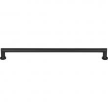 Top Knobs TK3156BLK - Morris Pull 12 Inch (c-c) Flat Black
