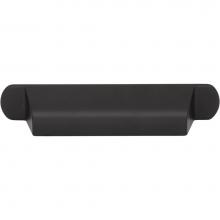 Top Knobs TK3361BLK - Cressing Cup Pull 3 3/4 Inch (c-c) Flat Black