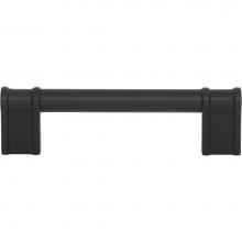Top Knobs TK3382BLK - Newburn Pull 3 3/4 Inch (c-c) Flat Black