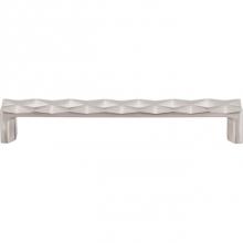 Top Knobs TK563BSN - Quilted Pull 6 5/16 Inch (c-c) Brushed Satin Nickel