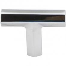 Top Knobs TK790PC - Lydia T Shape Knob 1 3/4 Inch Polished Chrome
