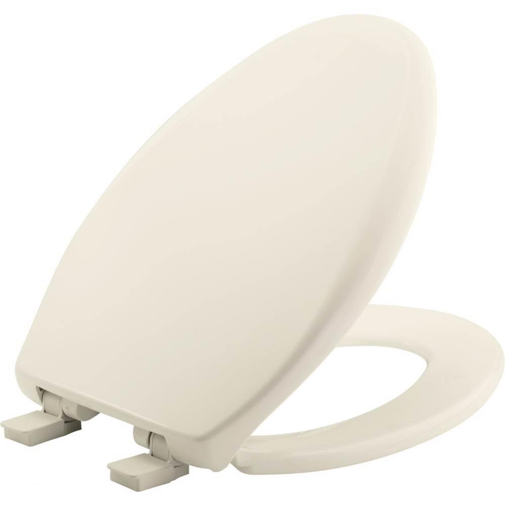 Bemis Affinity&#xae; Elongated Plastic Toilet Seat in Biscuit with STA-TITE&#xae; Seat Fastening S