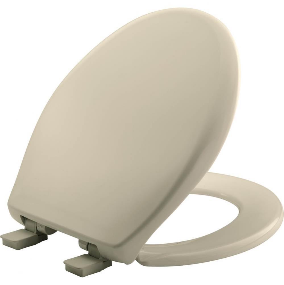 Bemis Affinity&#xae; Round Plastic Toilet Seat in Almond with STA-TITE&#xae; Seat Fastening System
