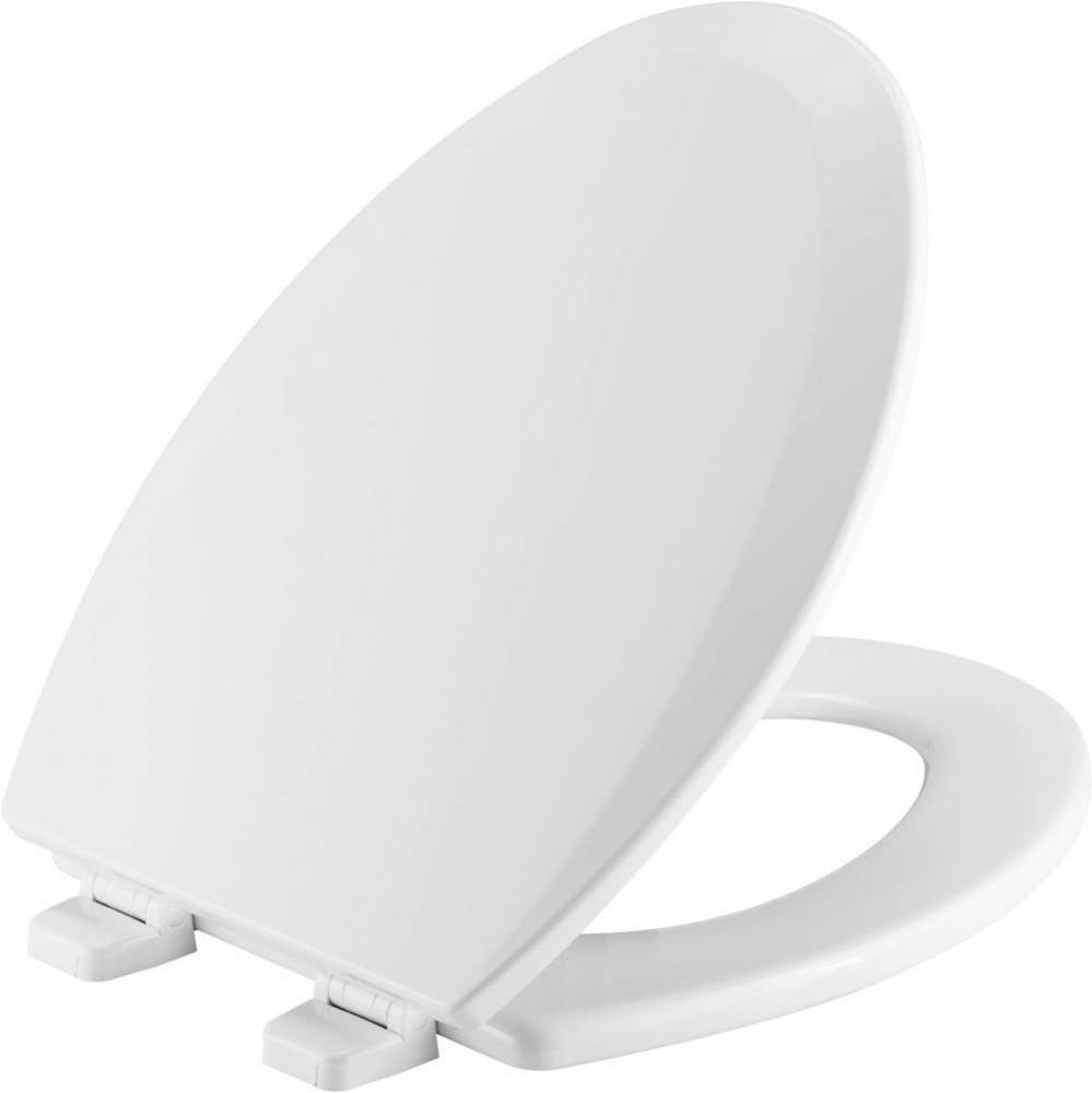 Elongated Closed Front with Cover Molded Wood Toilet Seat Top-Tite STA-TITE with Precision Seat Fi