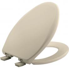 Bemis 1200E4 146 - Bemis Affinity® Elongated Plastic Toilet Seat in Almond with STA-TITE® Seat Fastening Sy