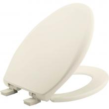 Bemis 1200E4 346 - Bemis Affinity® Elongated Plastic Toilet Seat in Biscuit with STA-TITE® Seat Fastening S