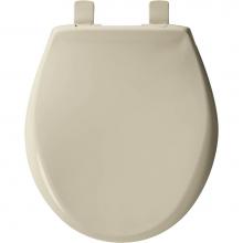 Bemis 200E4 006 - Bemis Affinity® Round Plastic Toilet Seat in Bone with STA-TITE® Seat Fastening System