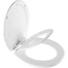 Bemis 485E4 000 - Bemis NextStep2® Child/Adult Round Toilet Seat in White with STA-TITE® Seat Fastening Sy