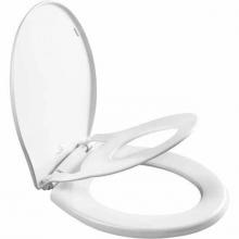 Bemis 7M881SLOW 000 - Little 2 Big™ Round Plastic Potty Training Toilet Seat White Never Loosens Slow-Close