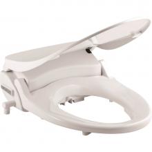 Bemis B1980NL 000 - Renew PLUS Bidet Cleansing Spa Elongated Toilet Seat in White with iLumalight, Easy-Clean & Ch