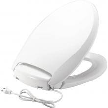 Bemis H1900NL 000 - Elongated Closed Front with Cover Adjustable Heated Night Light Plastic Toilet Seat with Precision