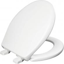 Bemis 100E2 000 - Bemis Kennan™ Round Plastic Toilet Seat in White with STA-TITE® Seat Fastening System™, W