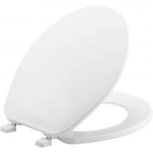 Bemis 70 000 - Round Plastic Toilet Seat - White